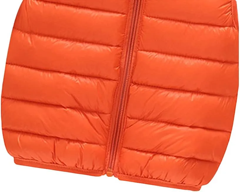 AIWUHE Baby Boys Girls Hooded Puffer Vest Winter Lightweight Sleeveless Bear ears Zipper Up Jacket