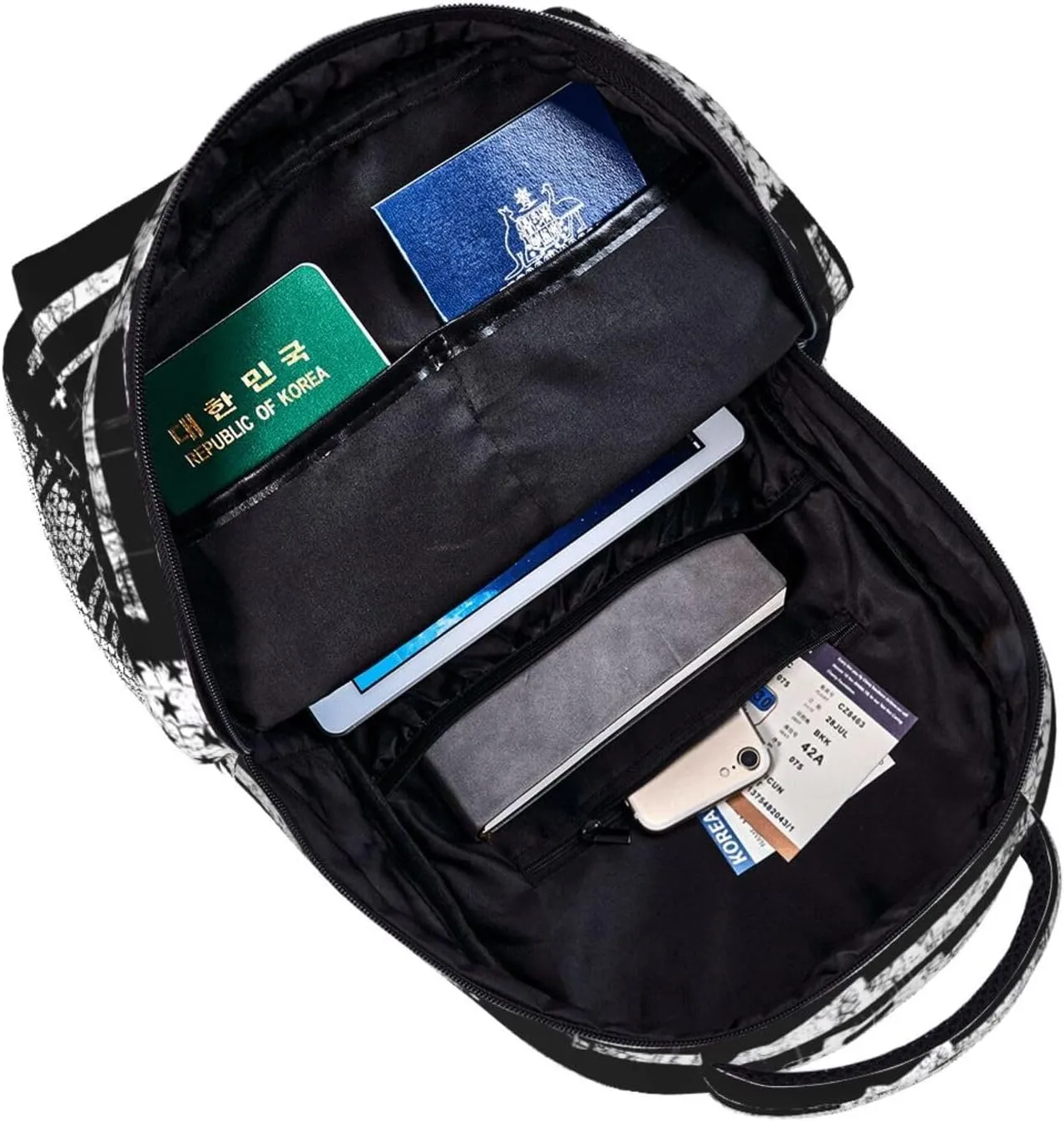 American Patriotic Flag Backpack Casual Pack Bag Laptop Backpack With Side Pocket Front Zipper Pocket Bookpack Travel Daypack Picnic Rucksack