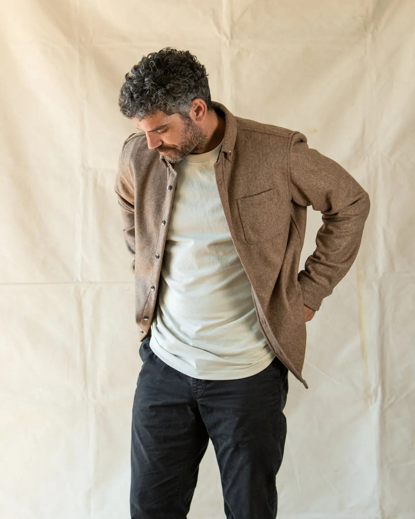 ANIN - The Modern Melton Wool - Oyster