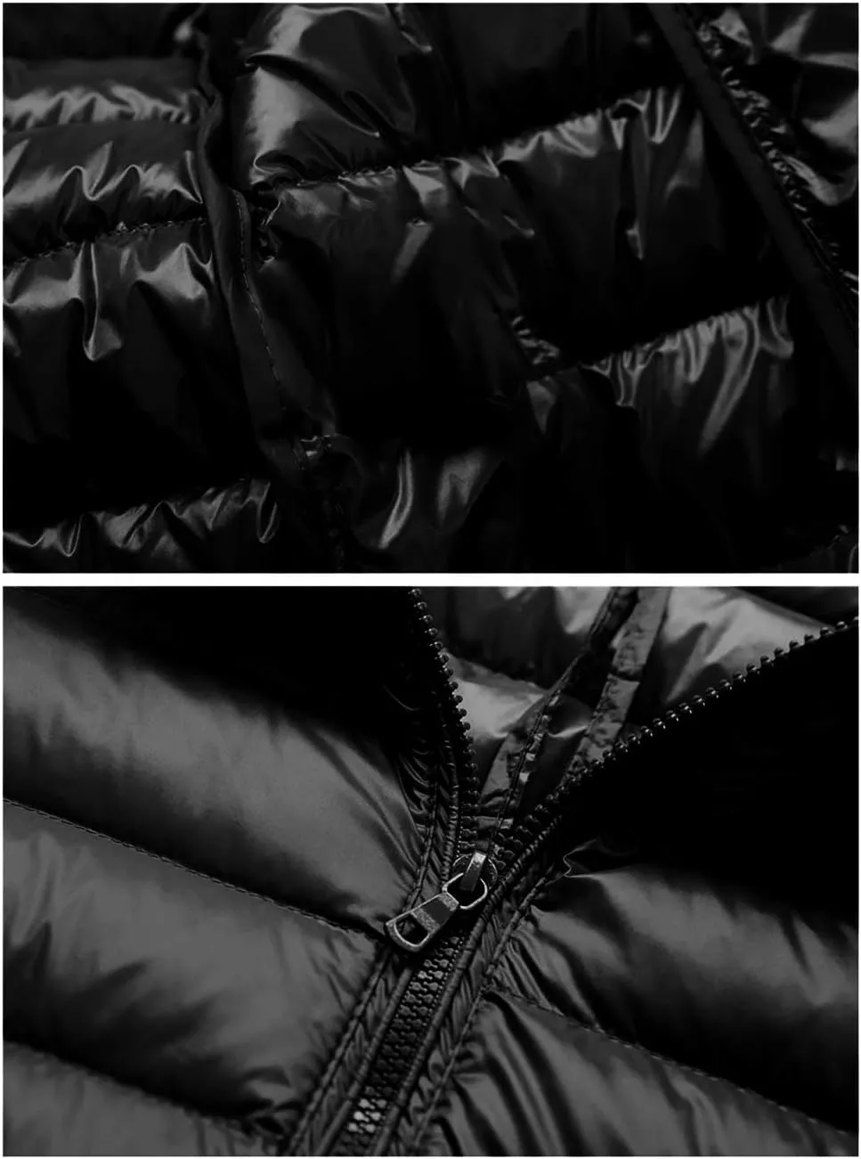 AONTUS Women'sShort Down Jacket Coat Short Outwear Hooded Packable Ultra Light Weight