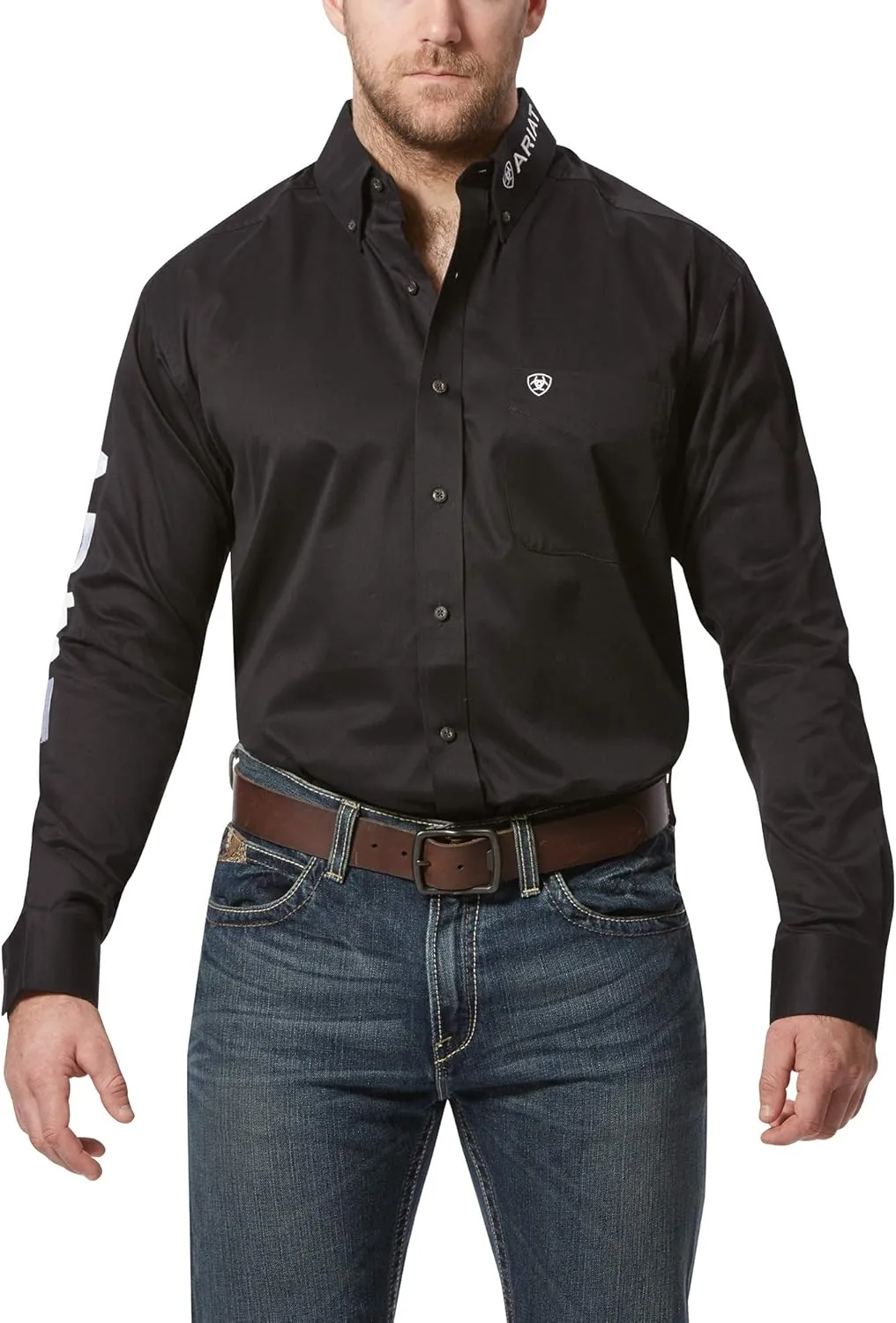 ARIAT Men's Team Logo Twill Classic Fit Shirt 10017497