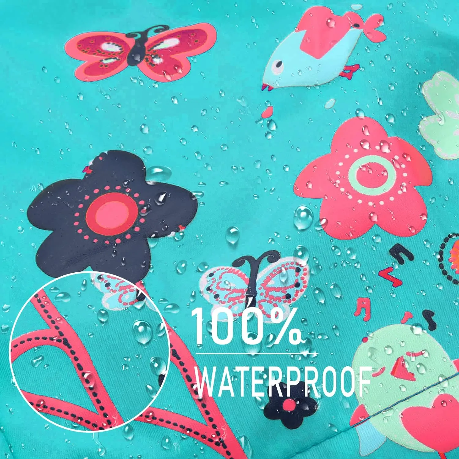 Arshiner Girl Baby Kid Waterproof Hooded Coat Jacket Outwear Raincoat Hoodies