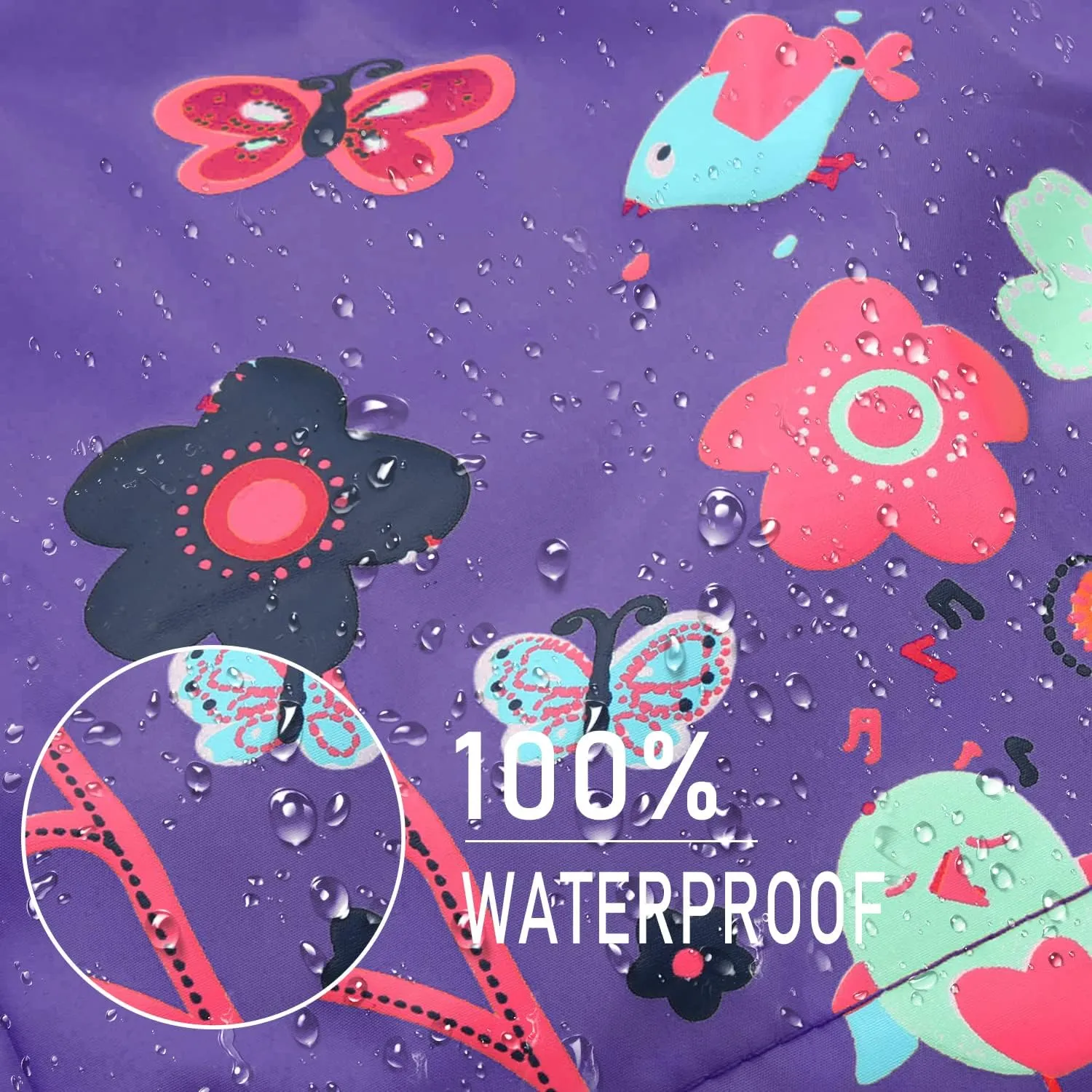 Arshiner Girl Baby Kid Waterproof Hooded Coat Jacket Outwear Raincoat Hoodies