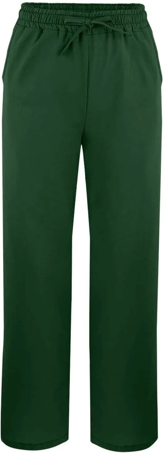 Baggy Linen Pants Women Summer Boho Lightweight High Waist Palazzo Pant Loose Comfy Straight Leg Pants with Pockets