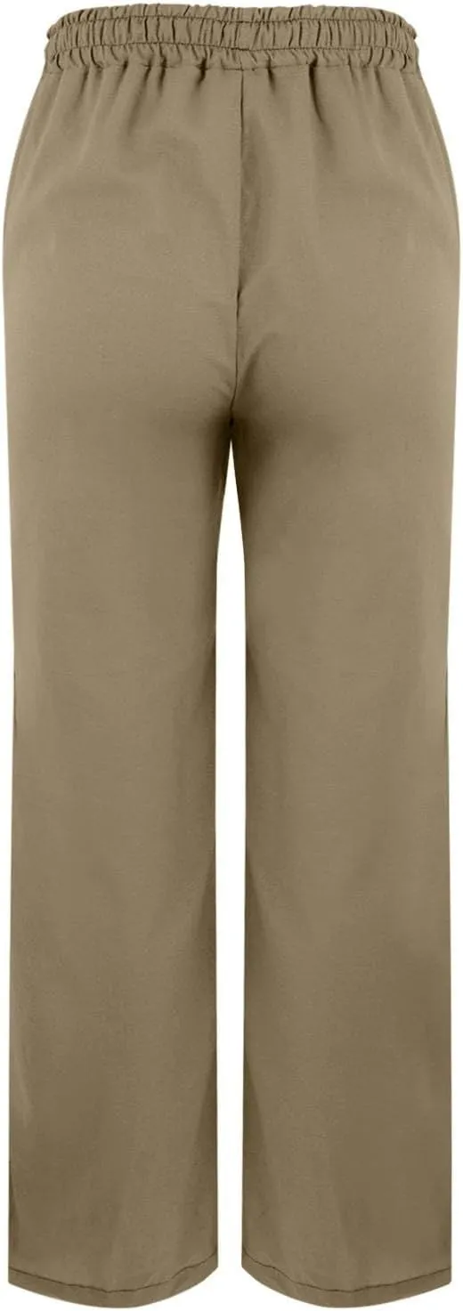 Baggy Linen Pants Women Summer Boho Lightweight High Waist Palazzo Pant Loose Comfy Straight Leg Pants with Pockets