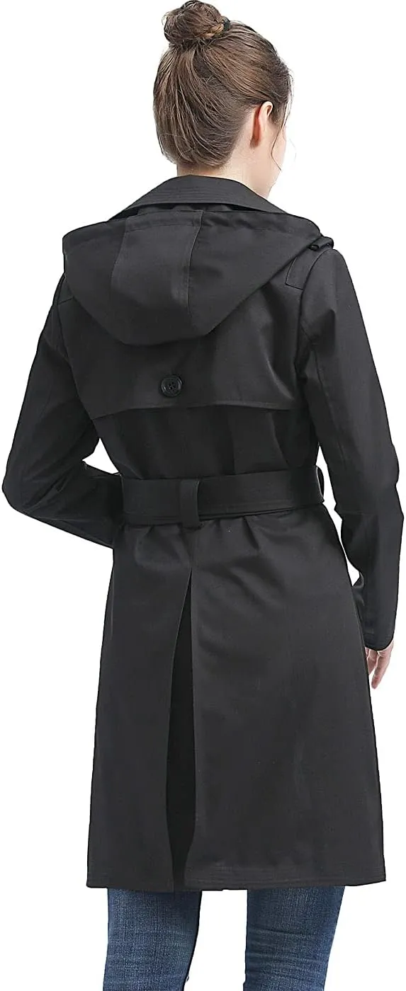 BGSD Women Gabby Waterproof Hooded Trench Coat - Regular & Plus Size
