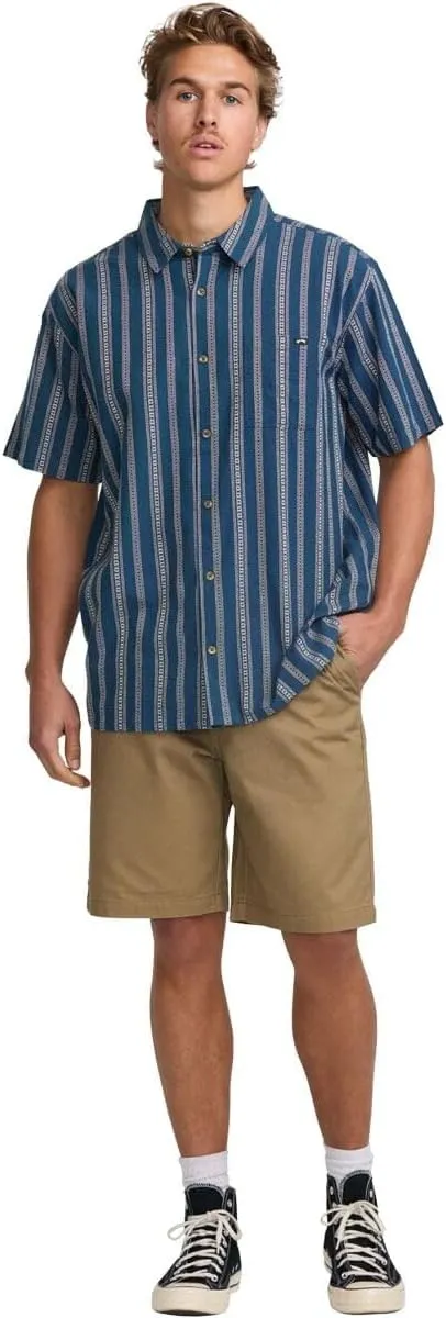 Billabong Men's Classic Sundays Woven Short Sleeve Shirt