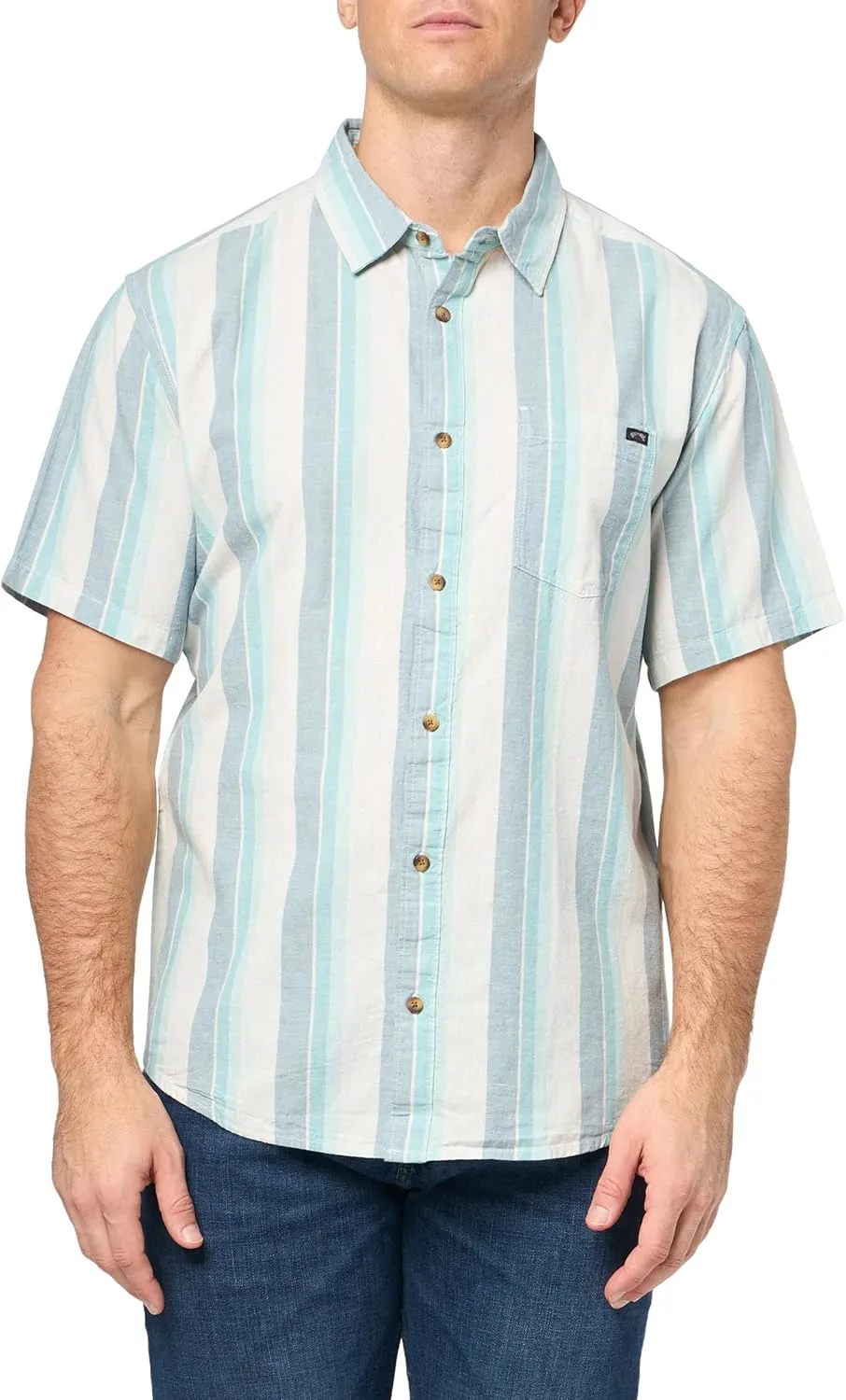 Billabong Men's Classic Sundays Woven Short Sleeve Shirt