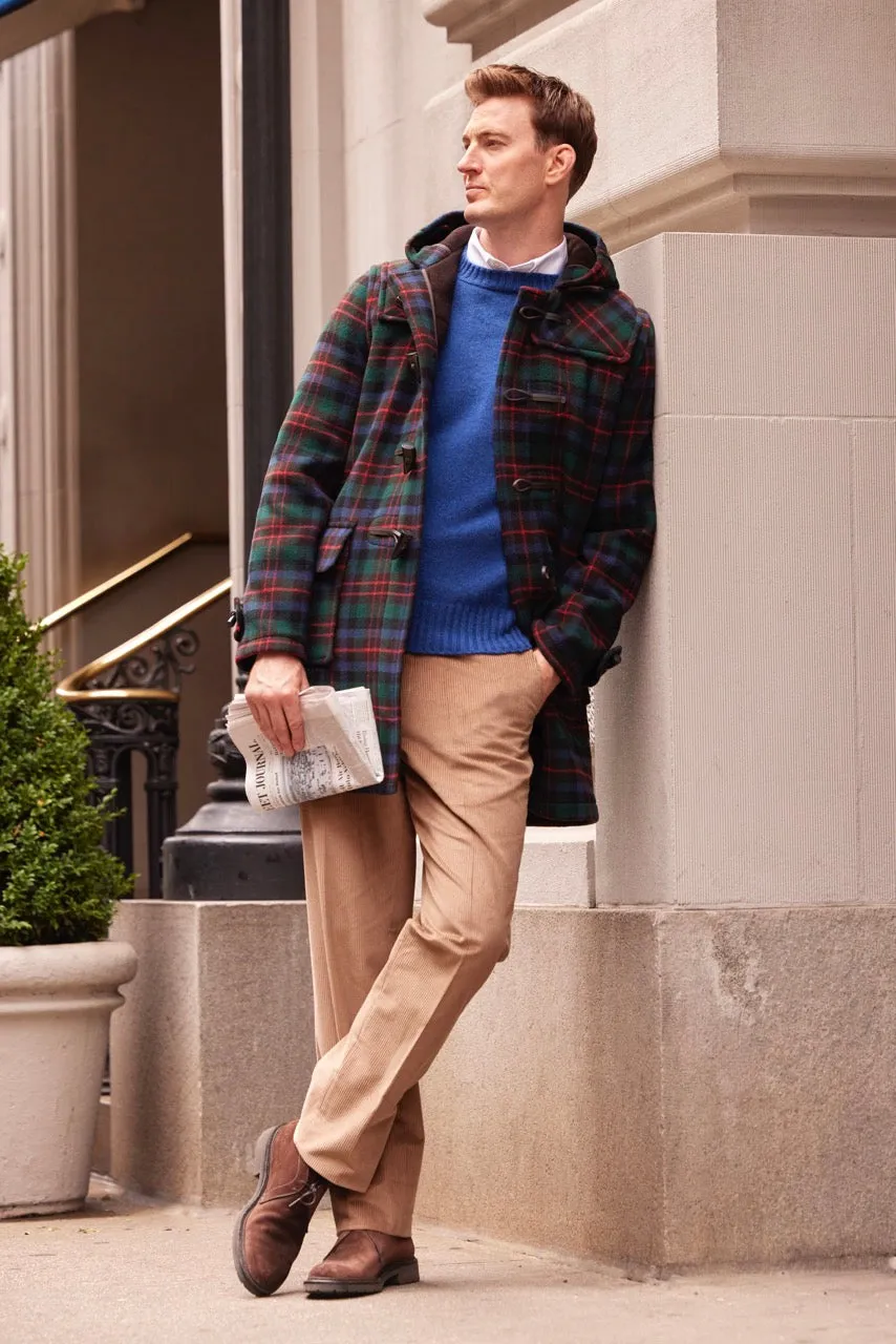 BLUE CASHMERE CHUNKY CREW NECK