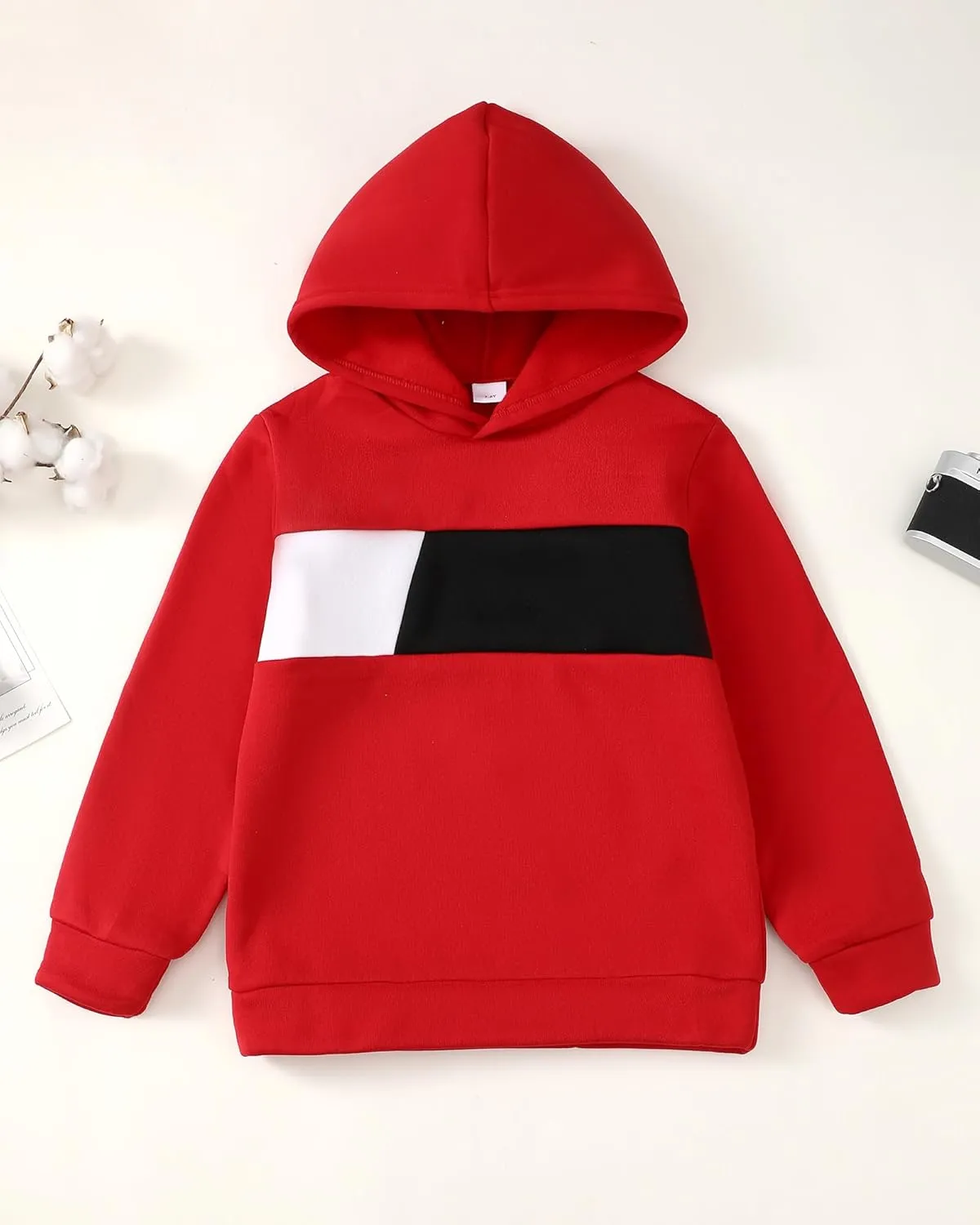 Boy Clothes Kids Boys Fall Winter Outfits Long Sleeve Fleece Hooded Tracksuit Sweatshirt Tops Jogging Sweatpants
