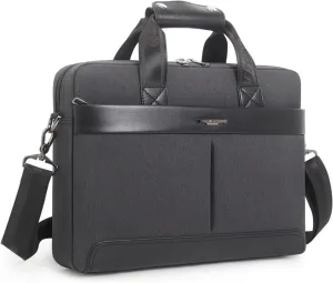 Casual Mens Computer Bag Waterproof Shoulder Bag, Oxford Fabric Wear-Resistant Briefcase Handbag, Travel Business Laptop Bag