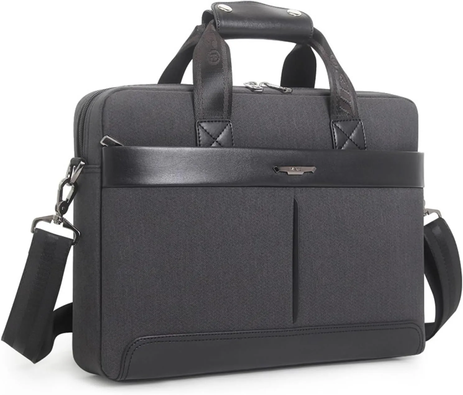 Casual Mens Computer Bag Waterproof Shoulder Bag, Oxford Fabric Wear-Resistant Briefcase Handbag, Travel Business Laptop Bag