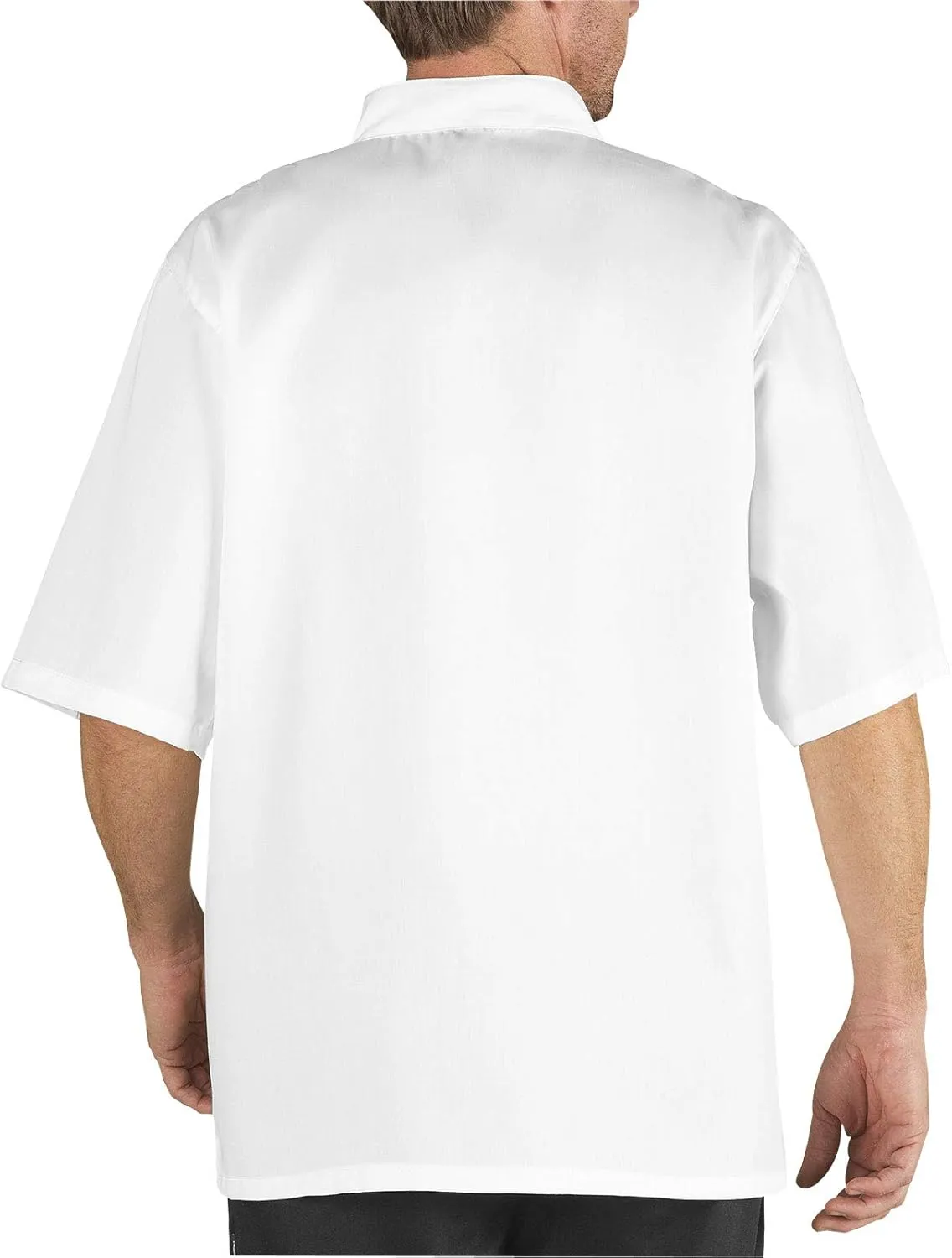 Chef Code Men's Short Sleeve Unisex Classic Chef Coat