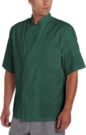 Chef Code Men's Short Sleeve Unisex Classic Chef Coat