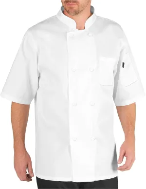 Chef Code Men's Short Sleeve Unisex Classic Chef Coat