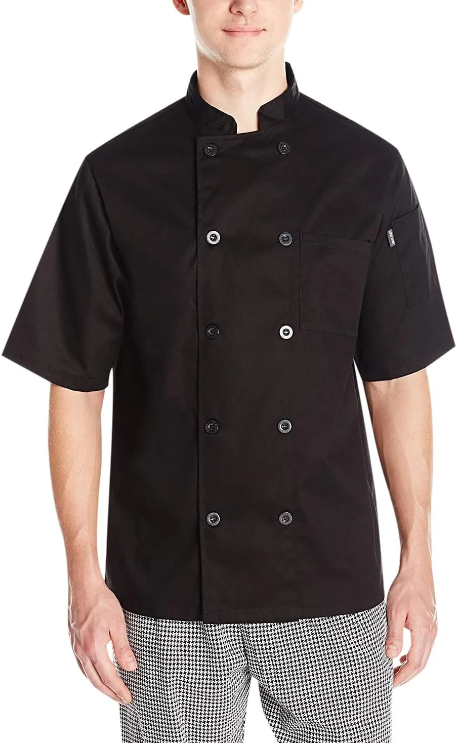 Chef Code Men's Short Sleeve Unisex Classic Chef Coat