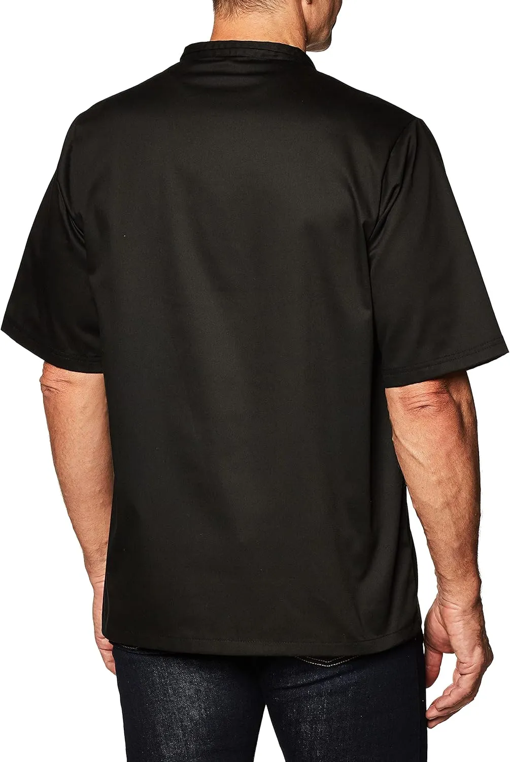 Chef Code Men's Short Sleeve Unisex Classic Chef Coat