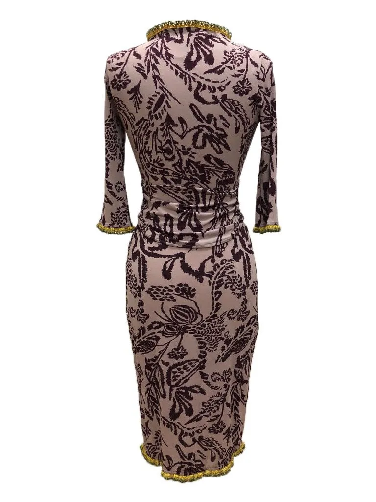 CHRISTIAN LACROIX STRETCHED 2/PC SKIRT SET EMBROIDERY 6