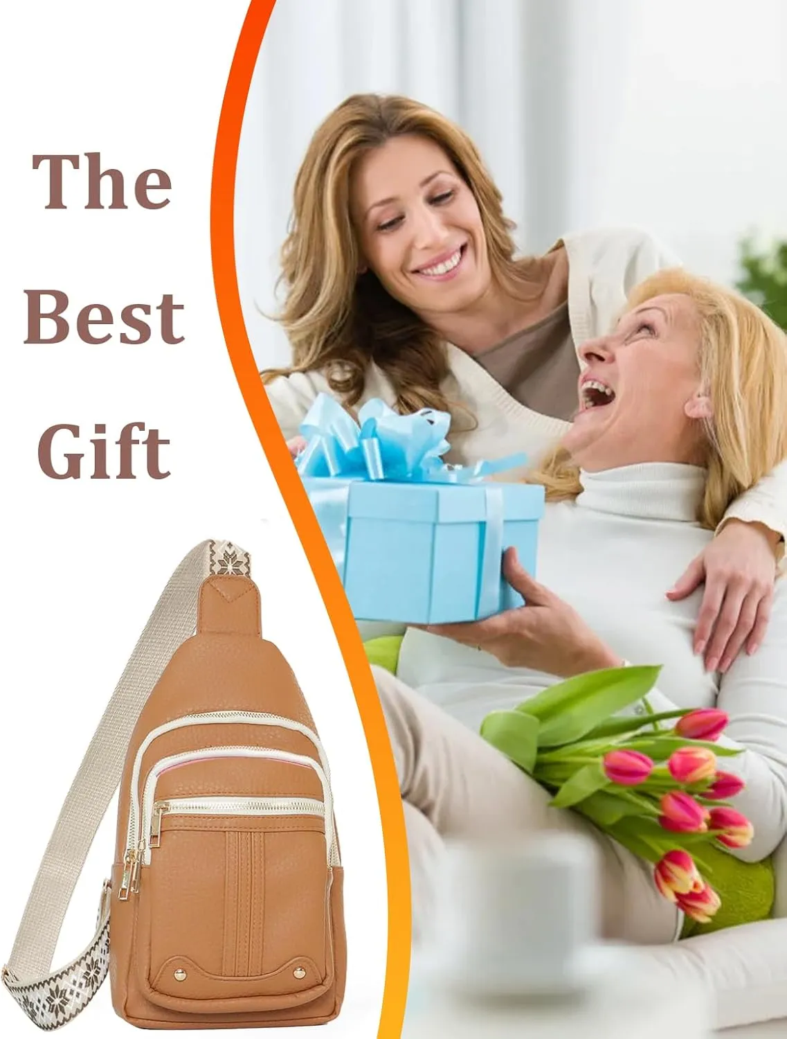 Christmas Gifts for Aunt Coworker Nurse Grandma Mom Gift Ideas from Daughter Son Husband Crossbody Bag Anniversary Birthday Friendship Gifts for Women Small Sling Bags Fanny Pack Mothers Day