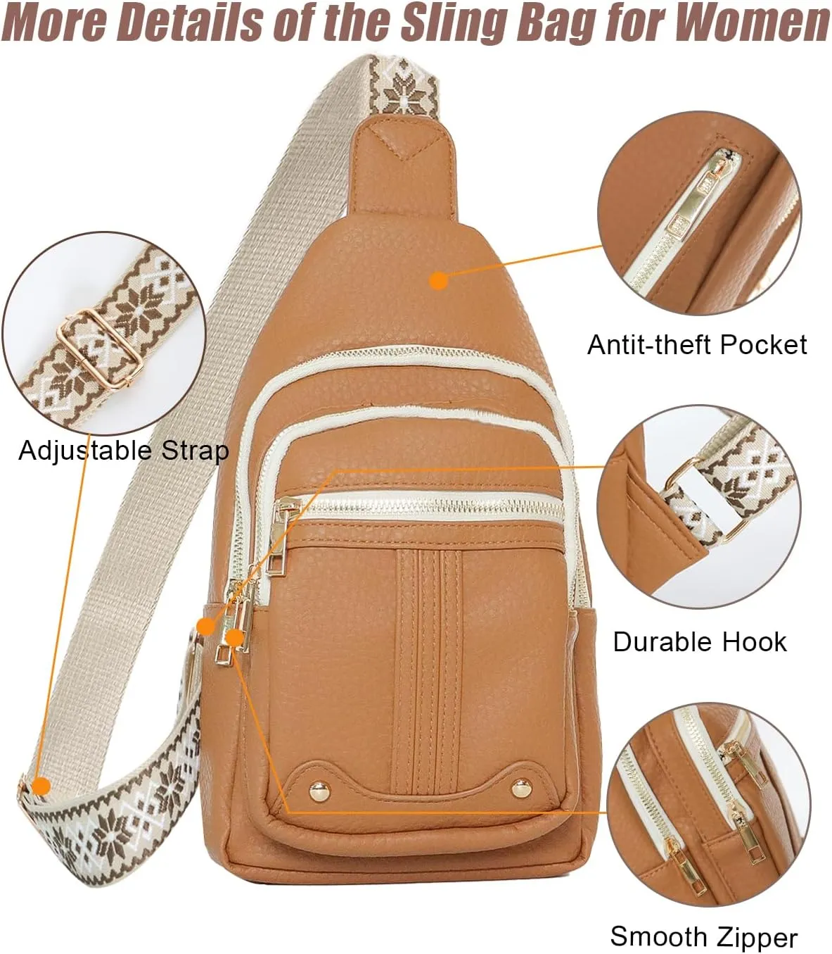 Christmas Gifts for Aunt Coworker Nurse Grandma Mom Gift Ideas from Daughter Son Husband Crossbody Bag Anniversary Birthday Friendship Gifts for Women Small Sling Bags Fanny Pack Mothers Day