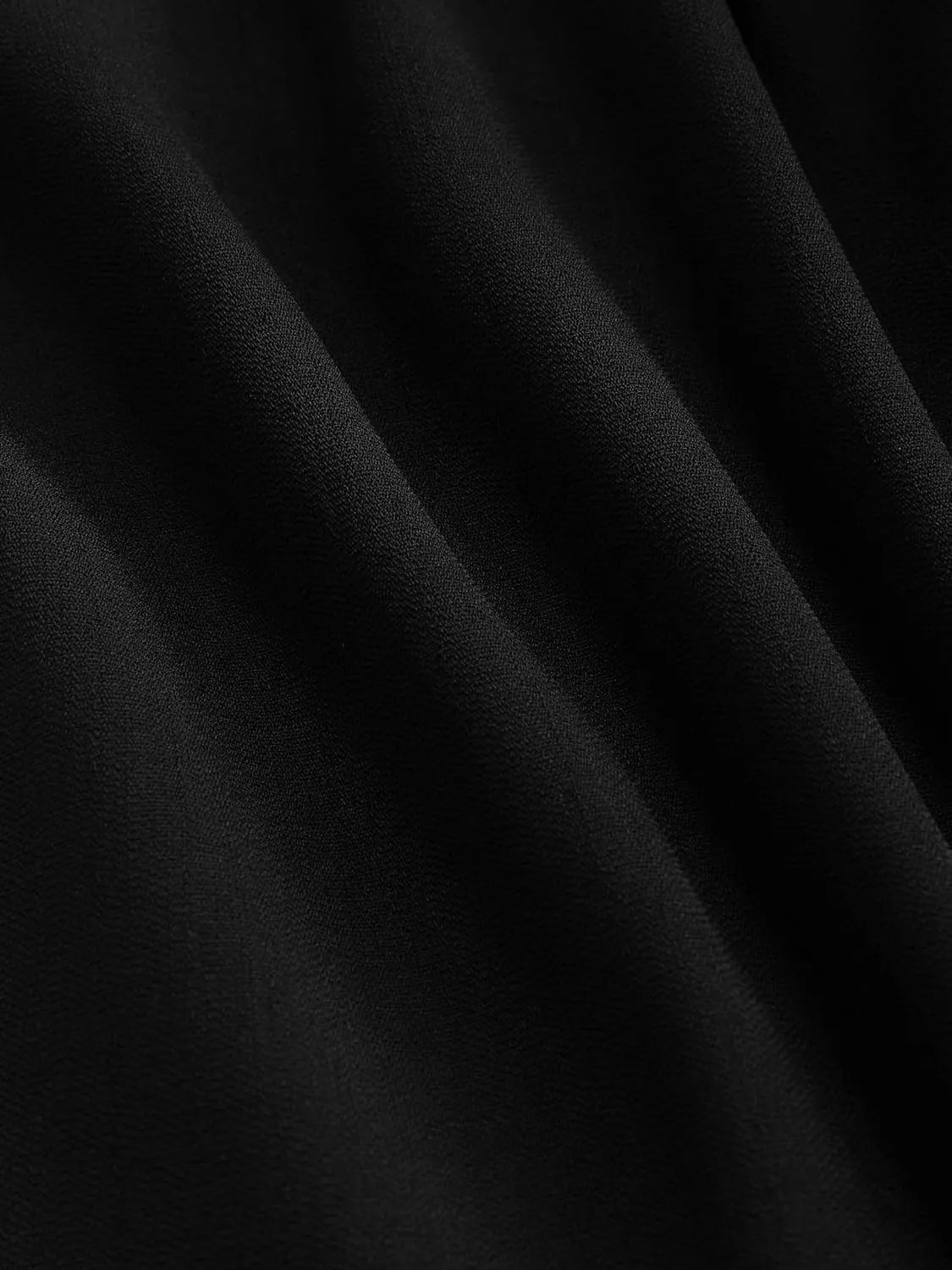 CIDER Solid High Waist Pleated Wide Leg Trousers