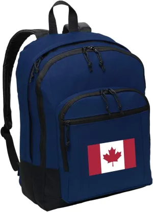 Classic Canada Flag Backpack Medium Canada Backpack Laptop Sleeve