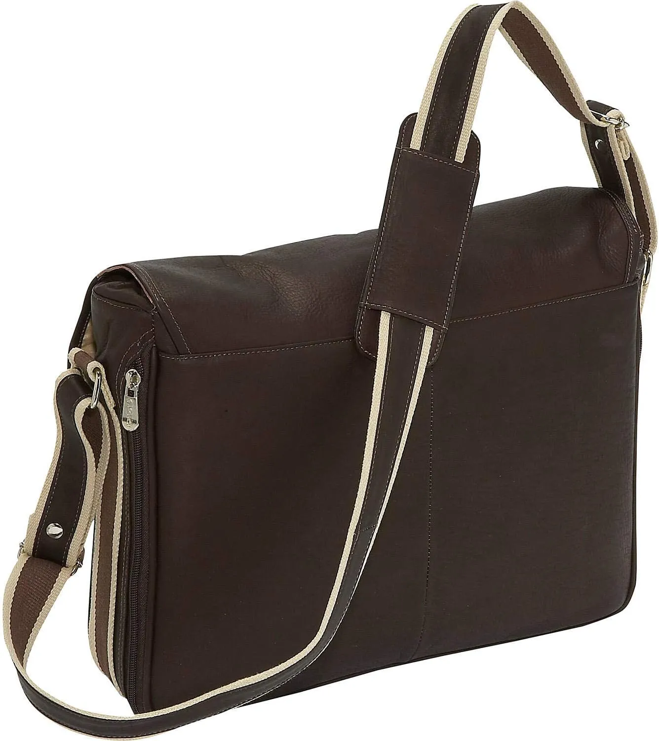 Classic Expandable Messenger Bag, Chocolate, One Size