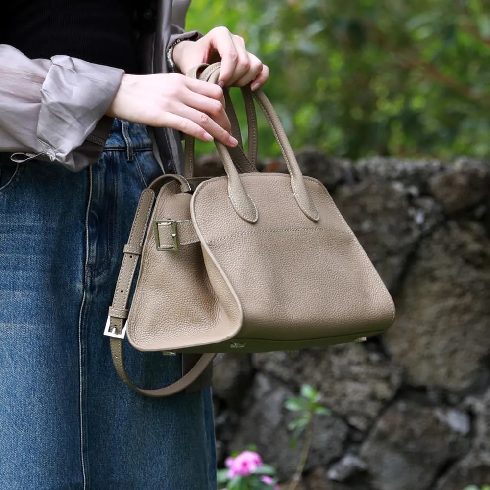 Classic Vintage Leather Women Handbag Crossbody Satchel Purse Tote