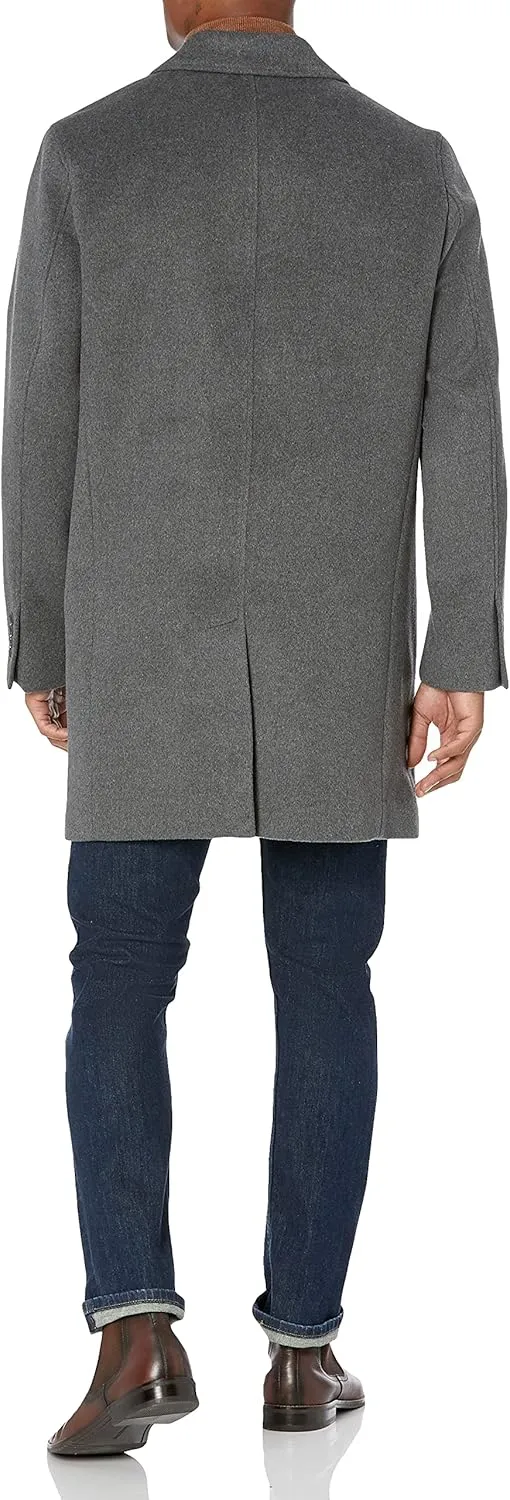 Cole Haan mens Wool Plus Topper Button Front Coat