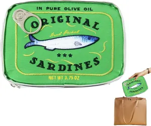 Cosmetic Bag - Travel Toiletry Bag, Makeup Organizer Bag | Multifunctional Small Cosmetic Bag, Canned Sardine Aesthetic Storage Bag, Compact Bag For Women P, Green, Consulte la descripcin, See