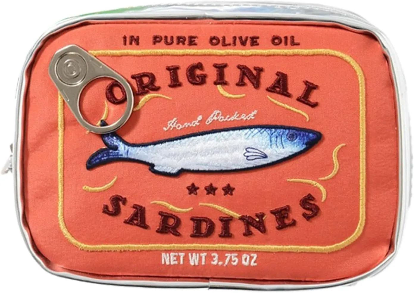 Cosmetics Bag - Make up Bag, Canned Sardine Makeup Organizer Cosmetic Toiletry Pouch, Creative Cute Canned Fish Design Aesthetic Toiletry Storage Bag for Eye Shadow, Skincare Product