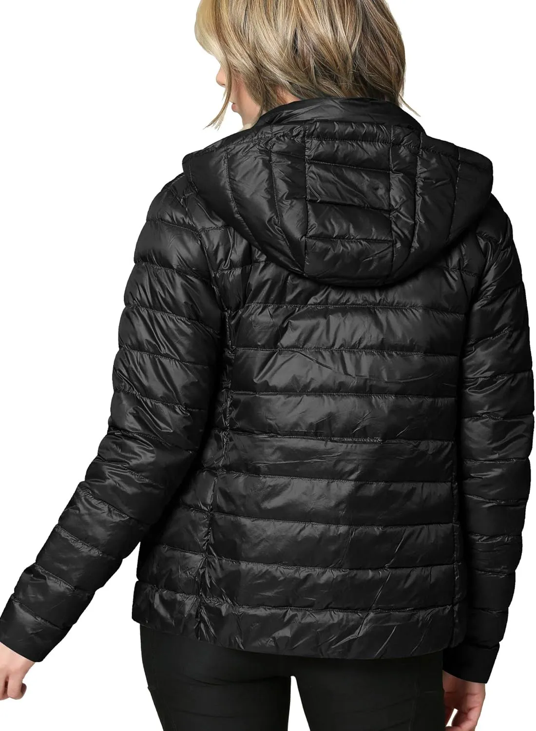 CTC Women's Ultra Light Weight Packable Down Jacket with Removable Hoodie
