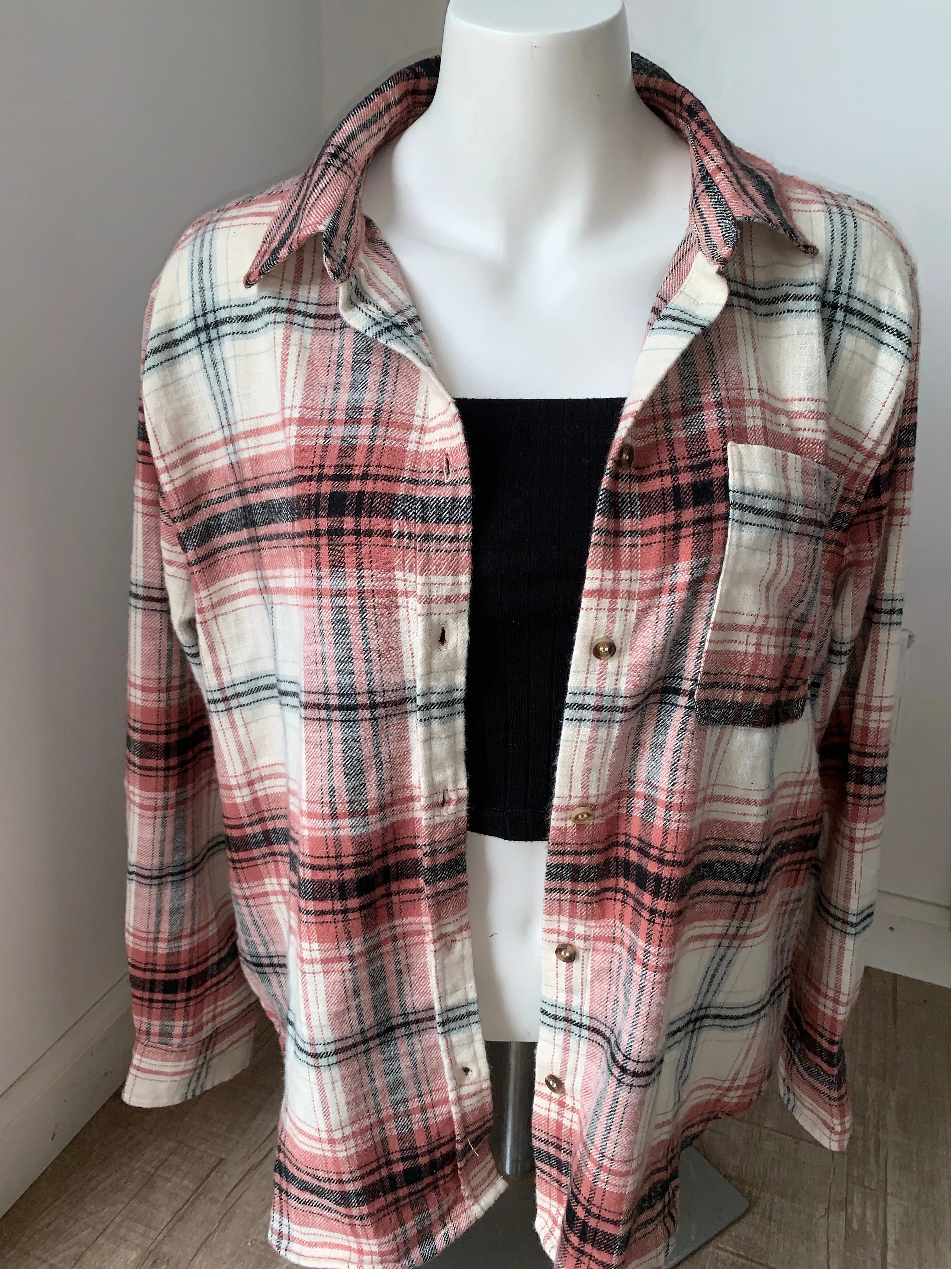 DANI FLANNEL TOP