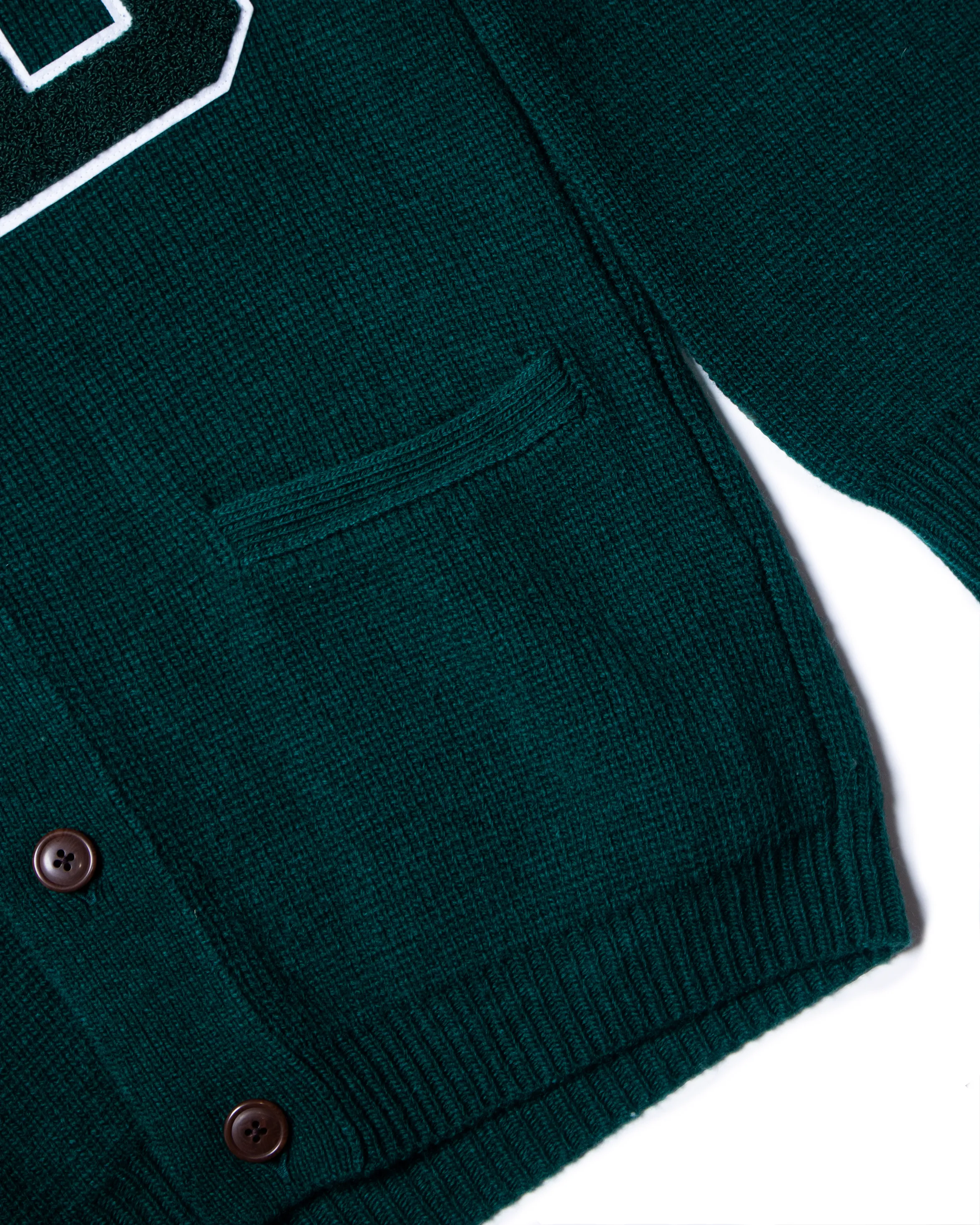 DARTMOUTH VARSITY CARDIGAN - GREEN