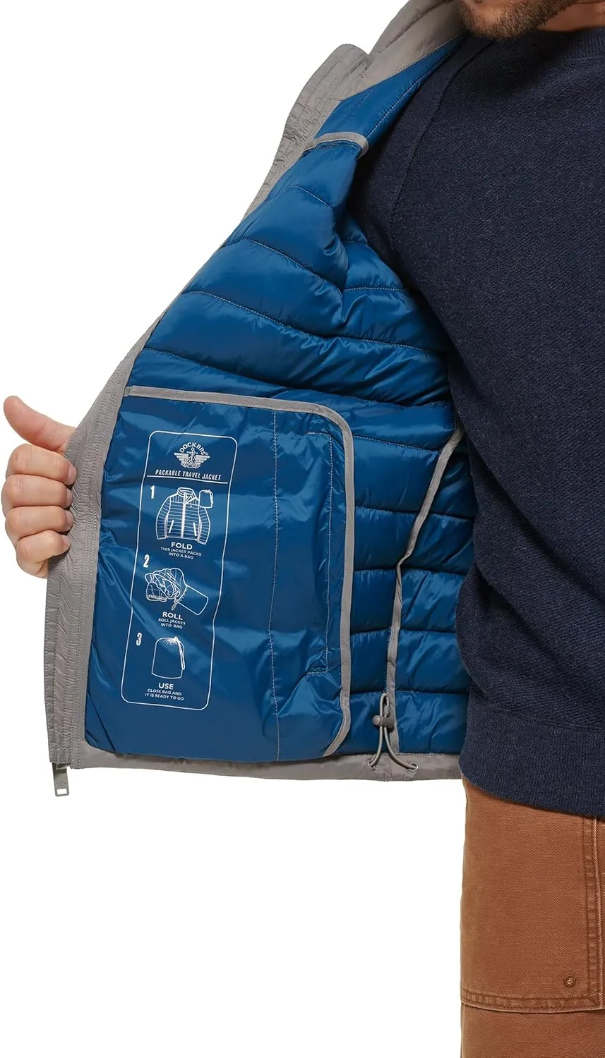 Dockers Men's Classic Ultra Loft Packable Puffer Jacket