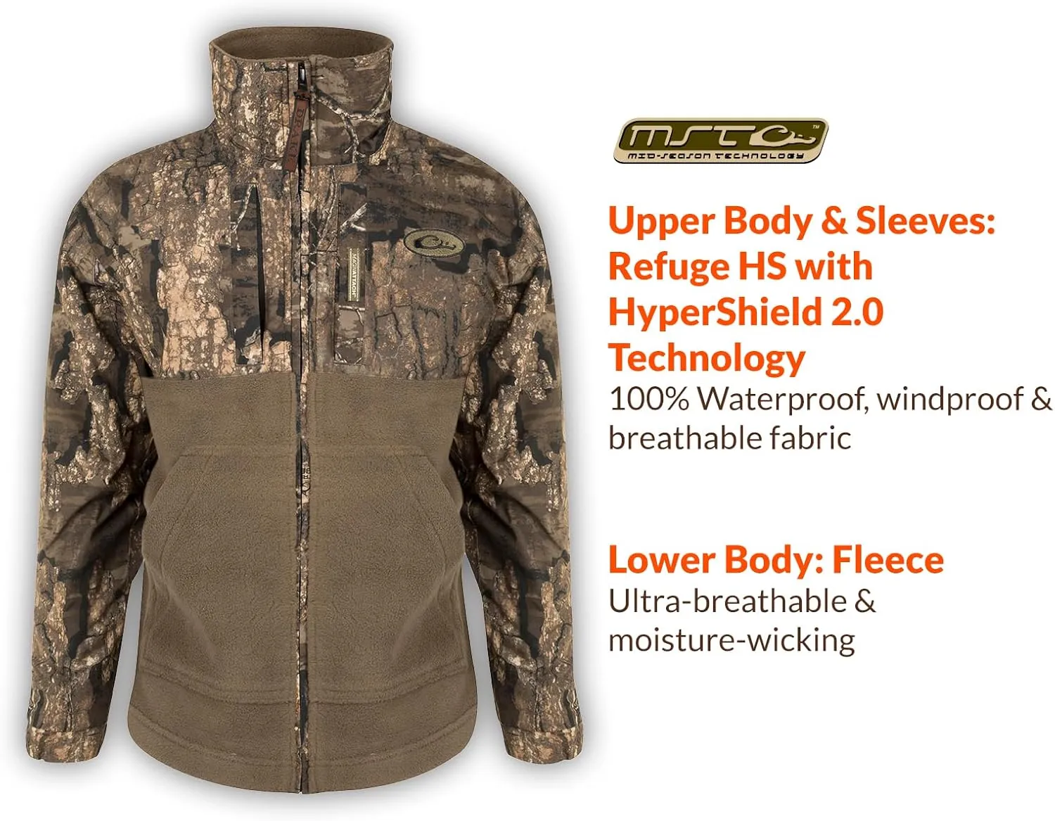 Drake MST Youth Eqwader Full Zip