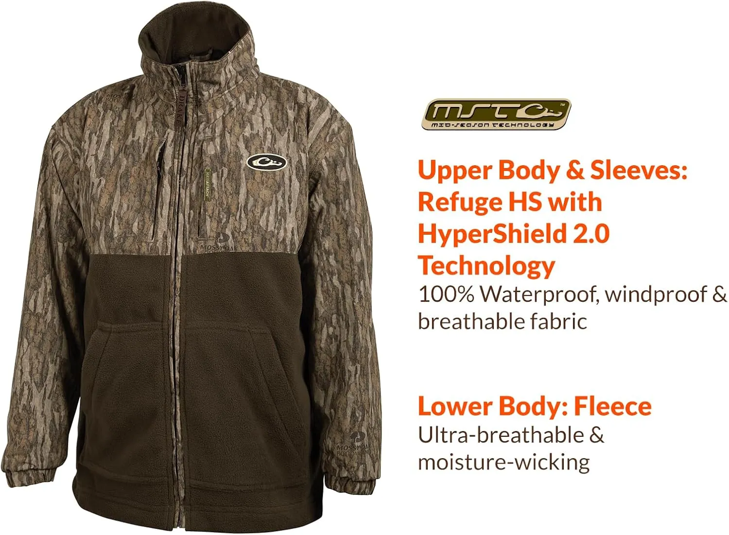 Drake MST Youth Eqwader Full Zip