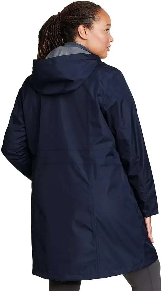 Eddie Bauer Women's Plus Size Girl on The Go Trench Coat