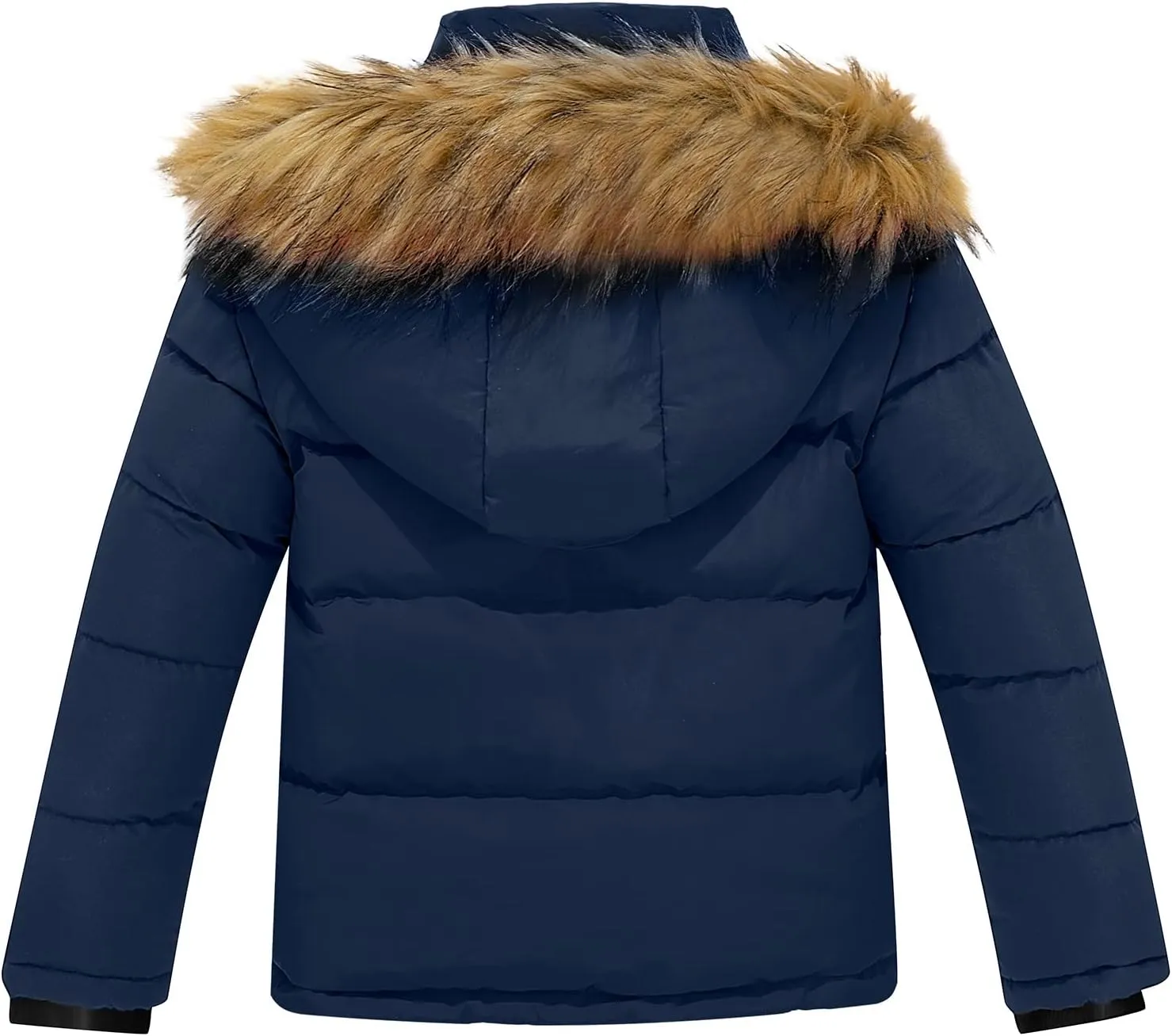 FARVALUE Boys Water Resistant Winter Coat Warm Quilted Puffer Jacket Hooded Parka Thicken Down Jacket for Boys