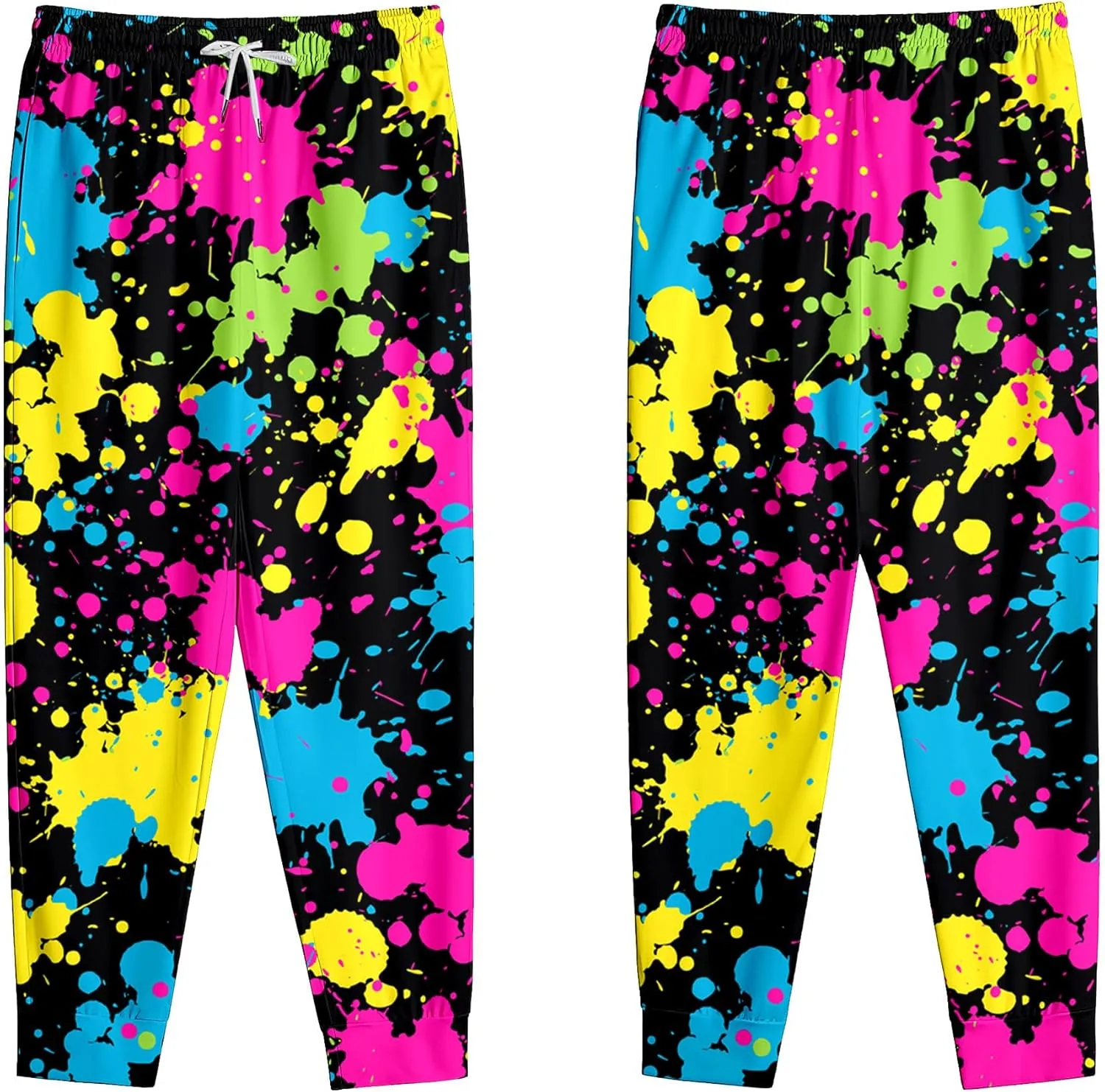 Fashion 80s Style Jogger Sweatpants Mens Funny Joggers Pants Casual Track Pants 90s Outfit for Men Sports Athletic