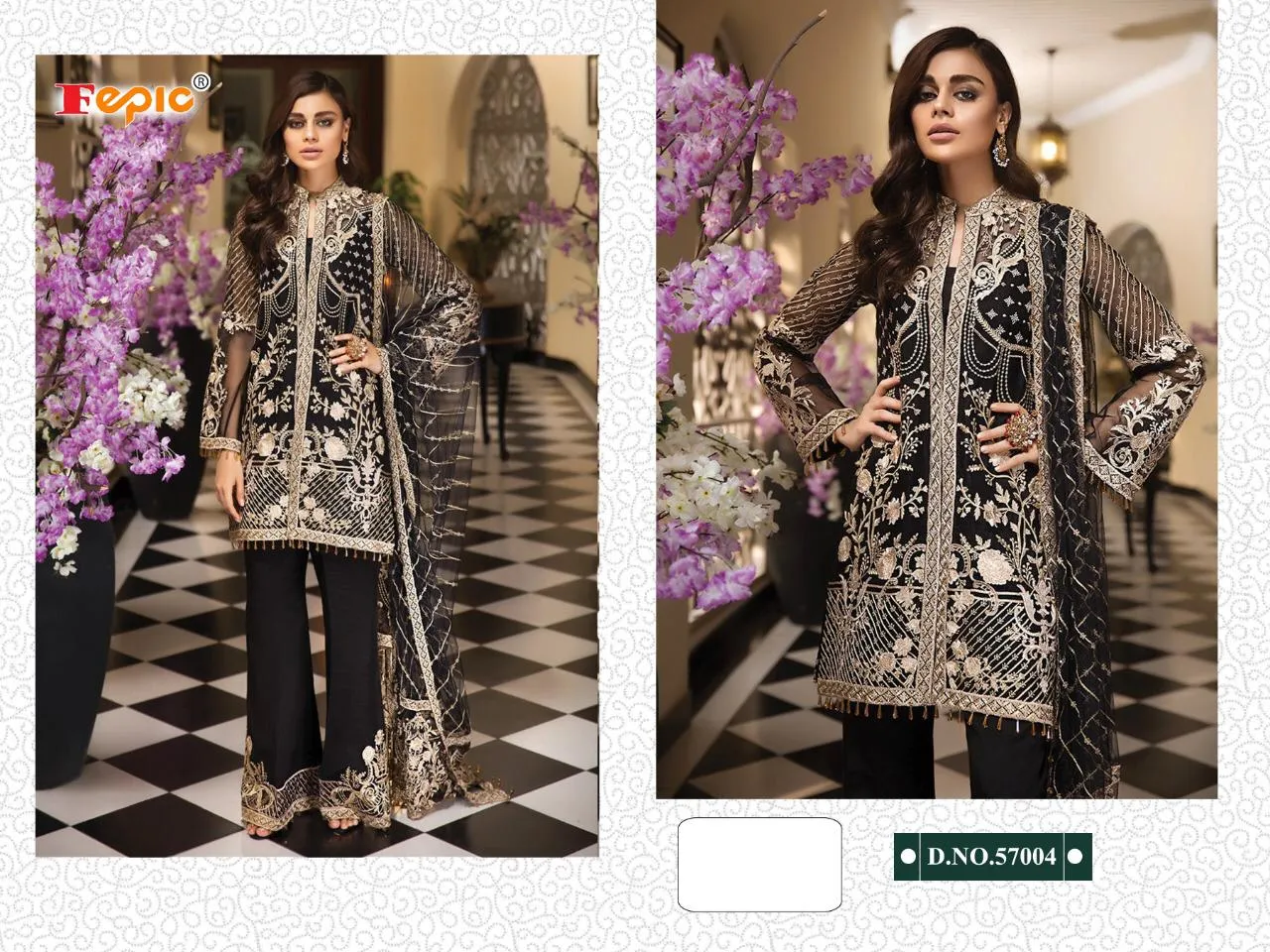 Fepic Rosmeen Georgette Pakistani Dress Material