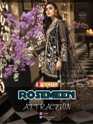 Fepic Rosmeen Georgette Pakistani Dress Material