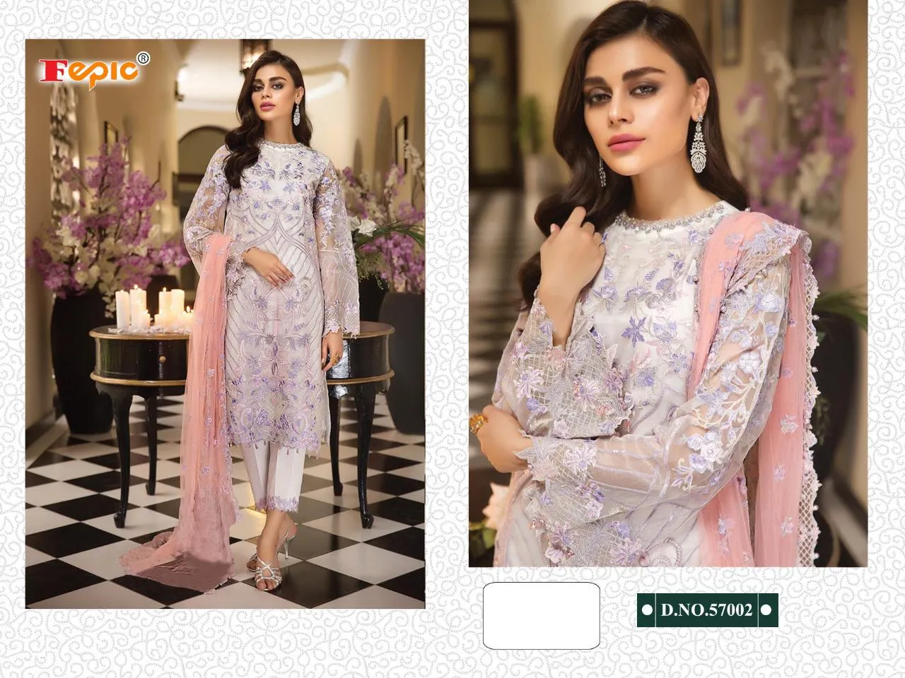 Fepic Rosmeen Georgette Pakistani Dress Material
