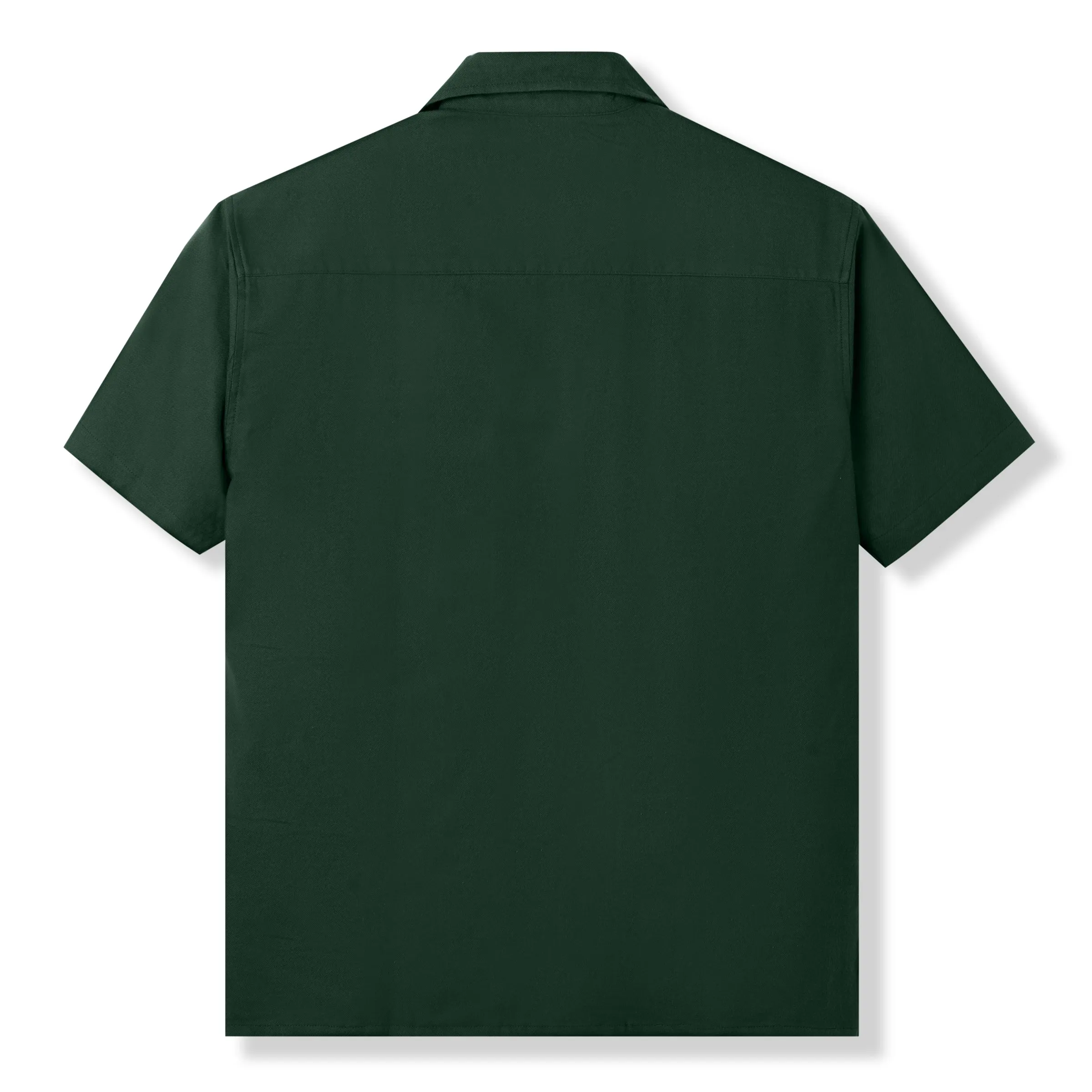 Flannel Bowling Short Sleeve Shirt - Green