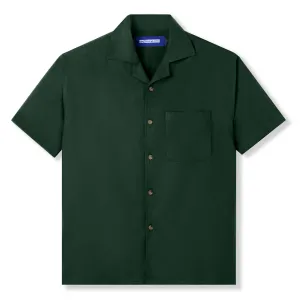 Flannel Bowling Short Sleeve Shirt - Green