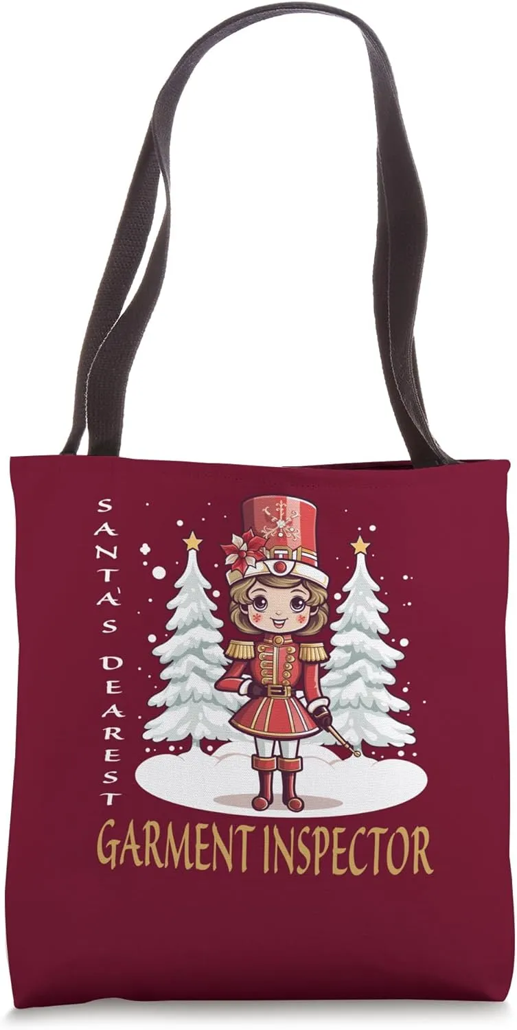 Garment Inspector Christmas Classic Female Nutcracker Tote Bag