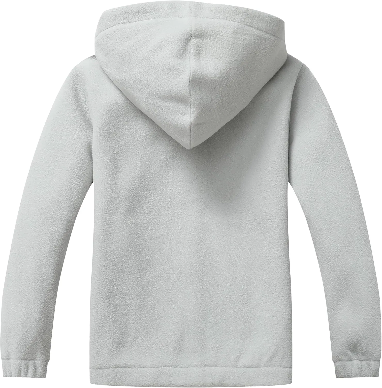 Girls Soft Brushed Fleece Full-Zip Sport Hooded Sweatshirts Kids Lightweight Outwear Jacket