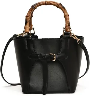 Handbags Bucket Bag Shoulder Crossbody Bag good Belt Buckle PU Inner Pouch