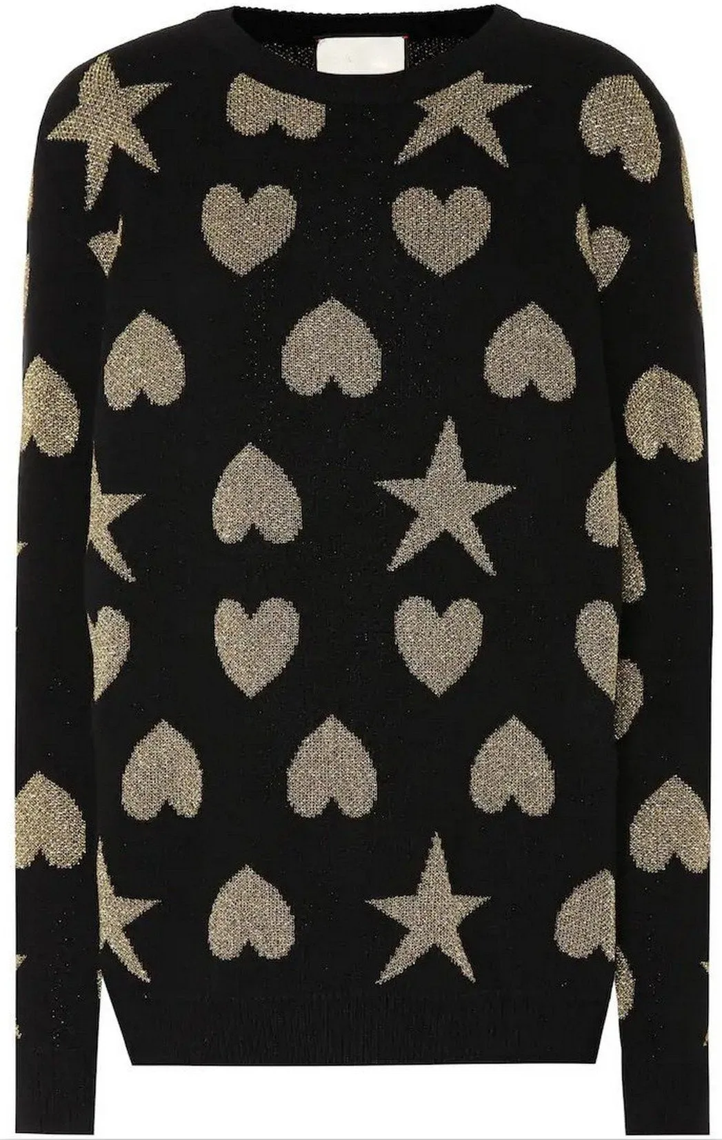 Hearts and Stars Wool Blend Sweater