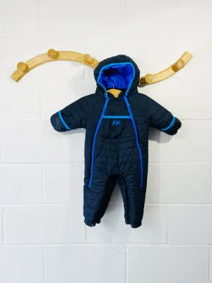 Helly Hansen Black   Blue Bunting Suit, 3 months (62)